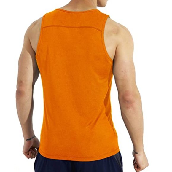 EZRUN Men's Quick Dry Sport Tank Top for Bodybuilding Gym Athletic Jogging XL - Picture 4 of 5
